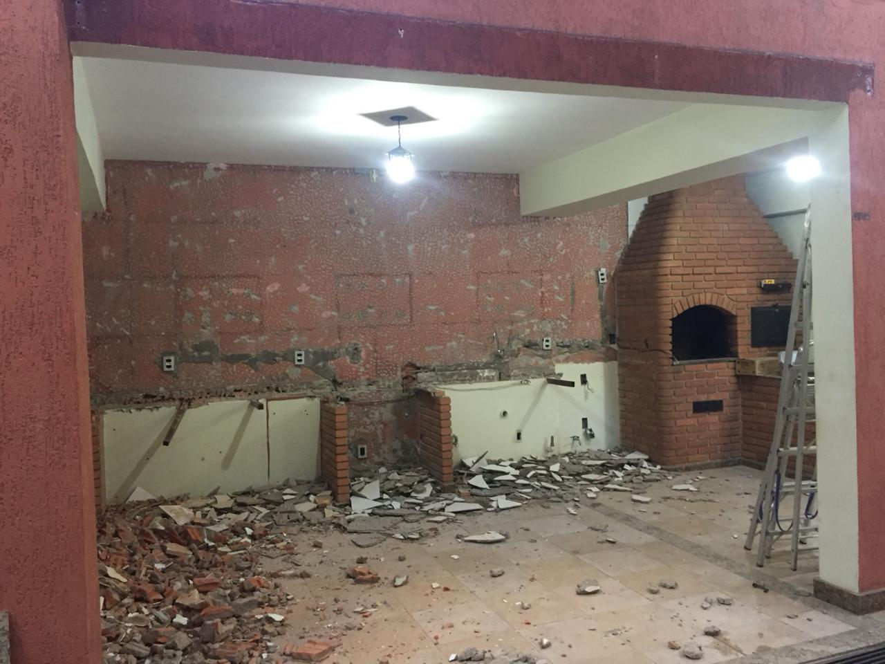 Antes — Área Gourmet