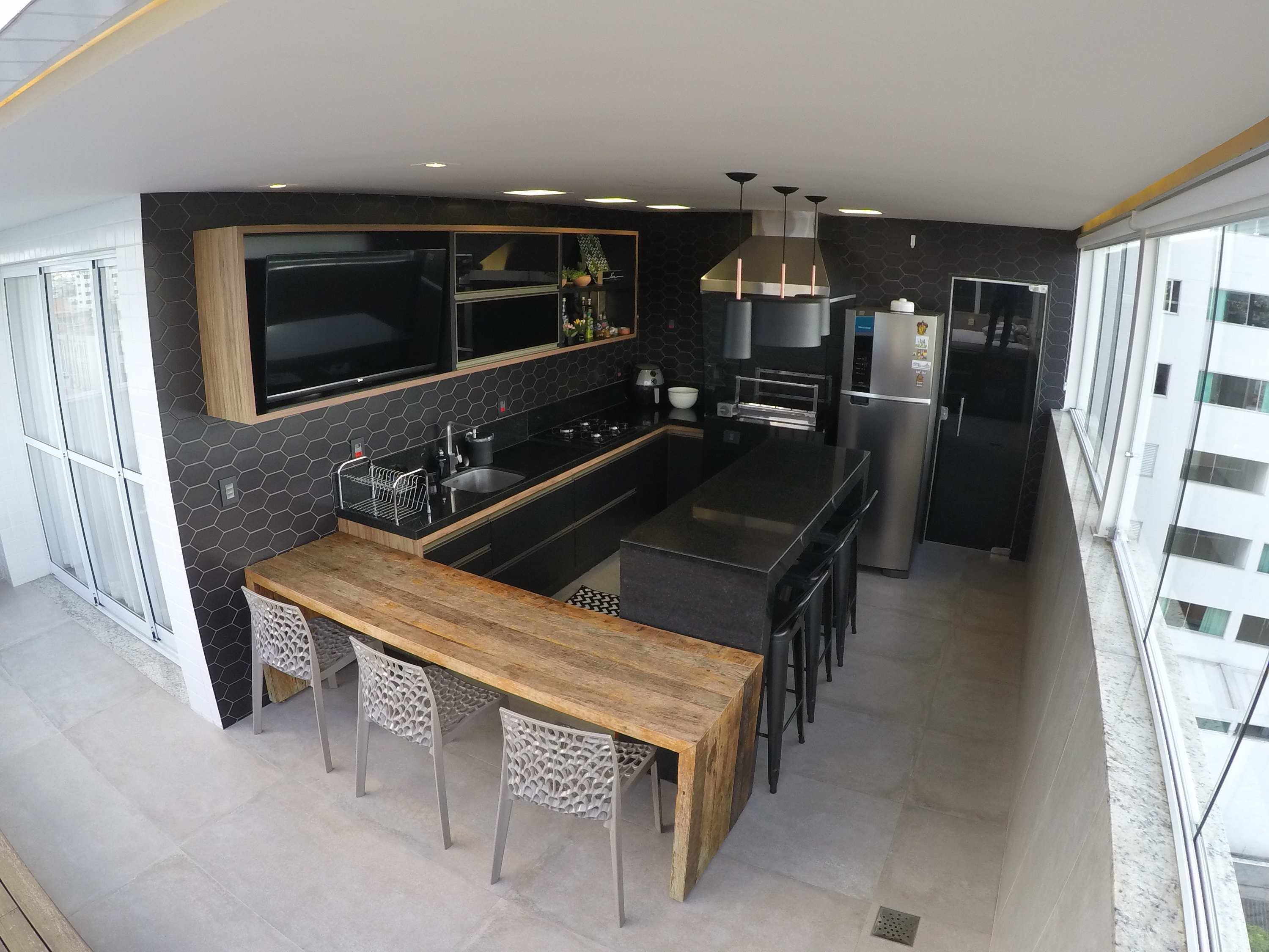 Depois — Área Gourmet