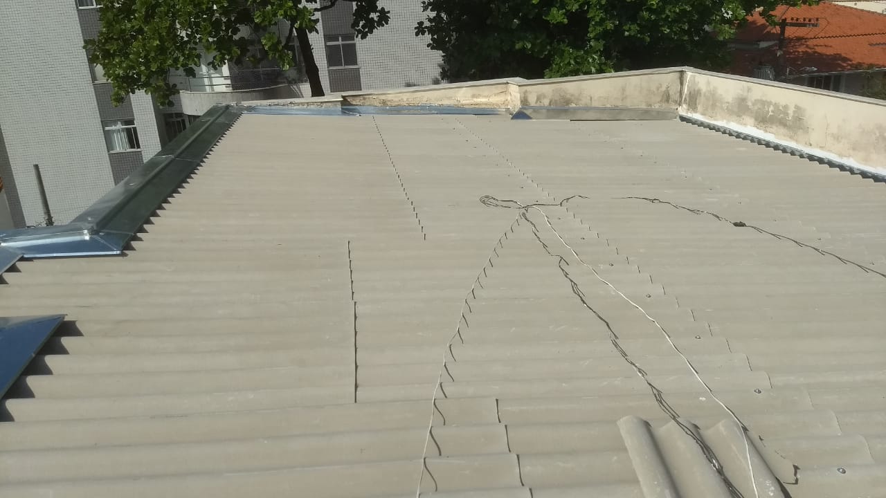 Reparo de Telhado — Edifício Valéria