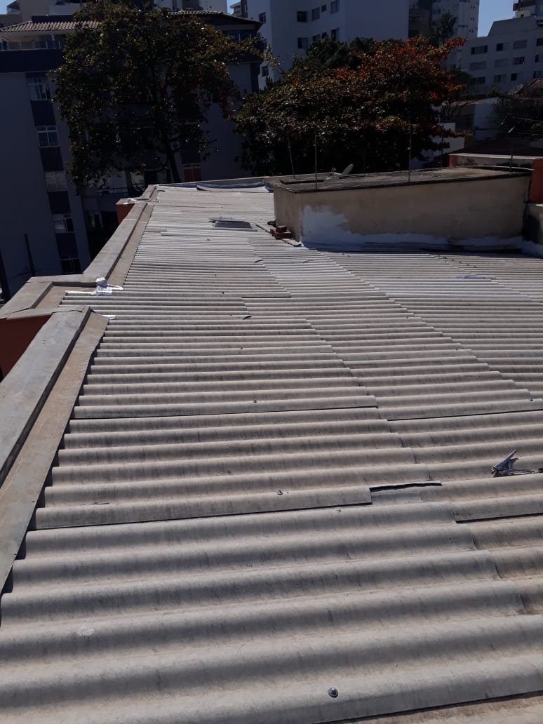 Reparo de Telhado — Edifício Valéria